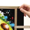 Tomaat - Avocado - Peper - Graffiti - Verf - Modern Light Box met batterij (Wandlamp) middel -USP_websiteprintNL