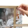 Wolf - Sneeuw - Winter - Dieren - Natuur - Sneeuw Light Box met batterij (Wandlamp) middel -USP_websiteprintNL