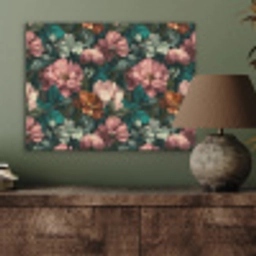 Bloemen - Schilderachtig - Patroon - Roze PET vilt klein 837 -sfeer2