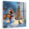 Kerstwonder - Winteravond - Kleurrijk plexiglas 5mm klein -zzzproduct_nieuw