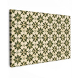 Tegel - Dessin - Groen canvas 2cm klein 34 -z3d