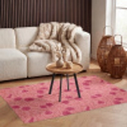 Weidebloemen - Romantisch - Roze Vloerkleed Rechthoek klein 1091 -atmosphere_sfeer2_global