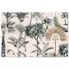 Tropisch - Bomen - Bladeren - Jungle tuinposter los doek klein -3d