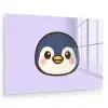 Pinguïn - Paars - Schattig plexiglas 5mm klein -zzzproduct_nieuw