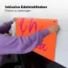 Oh la la - Oranje - Roze - Grafisch Inductie beschemer met haakjes klein -ky-ophangen-de
