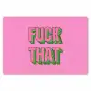 Tekst - Bold - Roze Placemat vinyl groot -zzsfeer1_Kitchenyeah-website
