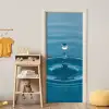 Waterdruppel - Water - Oppervlakte deurposter klein -sfeer4