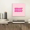 Bisou - Roze - Dikke letters aluminium wit klein -sfeer1