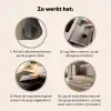 Subtiele Schoonheid in Bloei Inductie beschermer vinyl 3mm middel -sfeer9