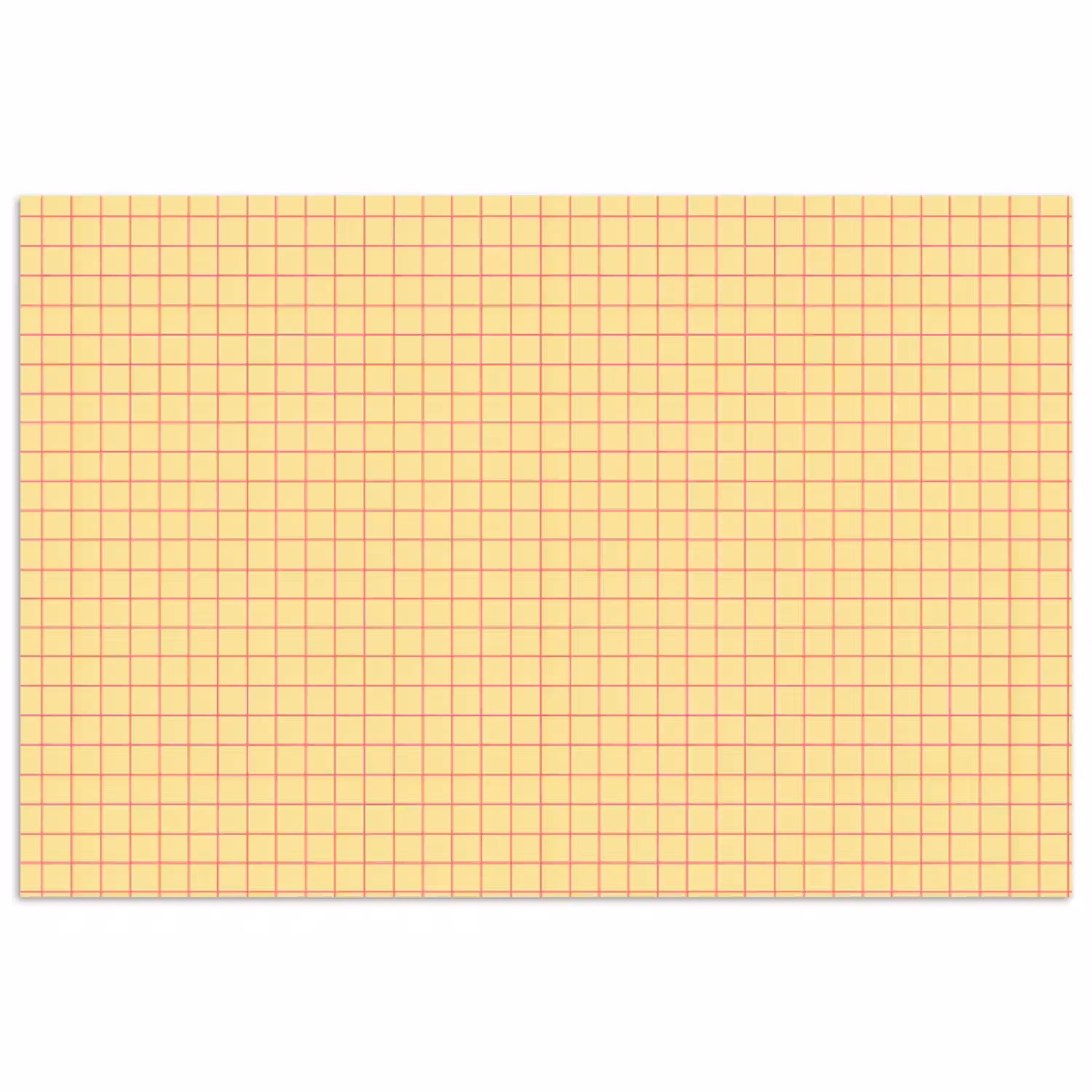 Ruitjes - Grid - Minimalistisch - Geel - Roze poster papier klein 62 -3d