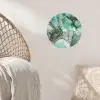 Goud - Marmer - Groen - Luxe - Marmerlook - Grijs Wandcirkel behangsticker klein -sfeer4