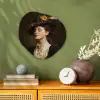 Vrouw - Victoriaans - Portret Wandcirkel Organisch Forex 3mm klein -sfeer2