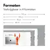 Kreeft - Waterverf - Aquarel - Oranje Muismat XXL klein -sfeer5