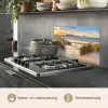 Strand - Duin - Gras - Zonsondergang - Zee keuken achterwand spatscherm klein -usp_NL