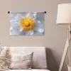 Wit - Bloem - Elegant Wandkleed katoen klein -sfeer4