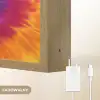 Regenboogkleuren - Spiraal - Kleurrijk Light Box met batterij (Wandlamp kind) middel -USP_websiteoplaadbaarNL
