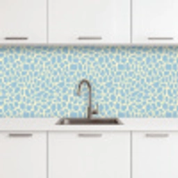 Giraf - Modern - Blauw keuken achterwand 2 middel 871 -3d