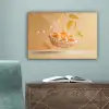 Peach - Eten - Taart - Oranje canvas 2cm klein -sfeer4