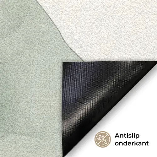 Japandi - Abstract - Groen Deurmat klein -antislip_NL