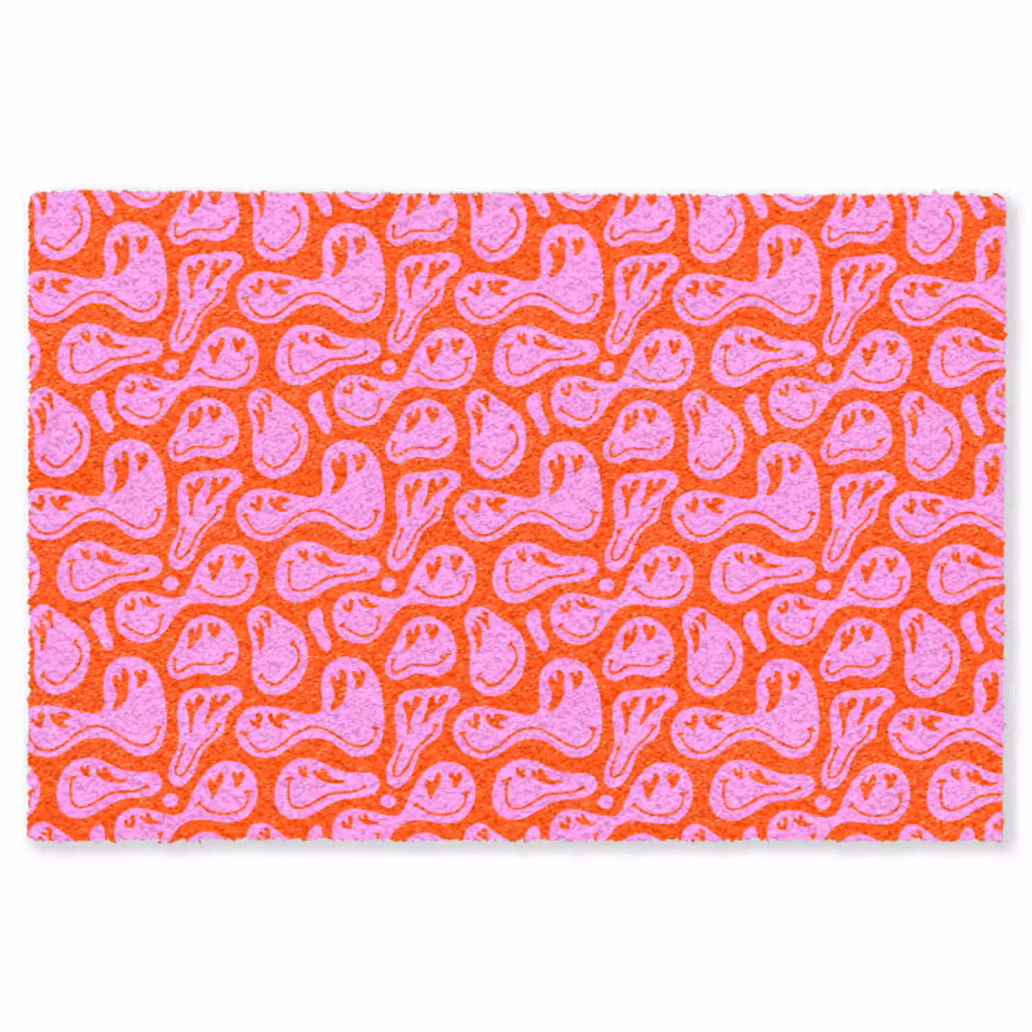 Fußmatte - Valentinstag - Smiley - Rot - Rosa