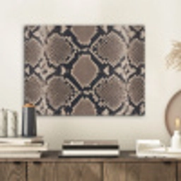 Slangenprint - Python - Bruin PET vilt klein -sfeer1