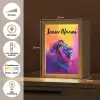 Leeuw - Verf- Kleuren - Dier Light Box met kabel (Kinderlampje) klein -USP_NL