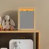 Kat - Minimalistisch - Oranje - Vrolijk Light Box met kabel (Kinderlampje) klein -sfeer2_kind