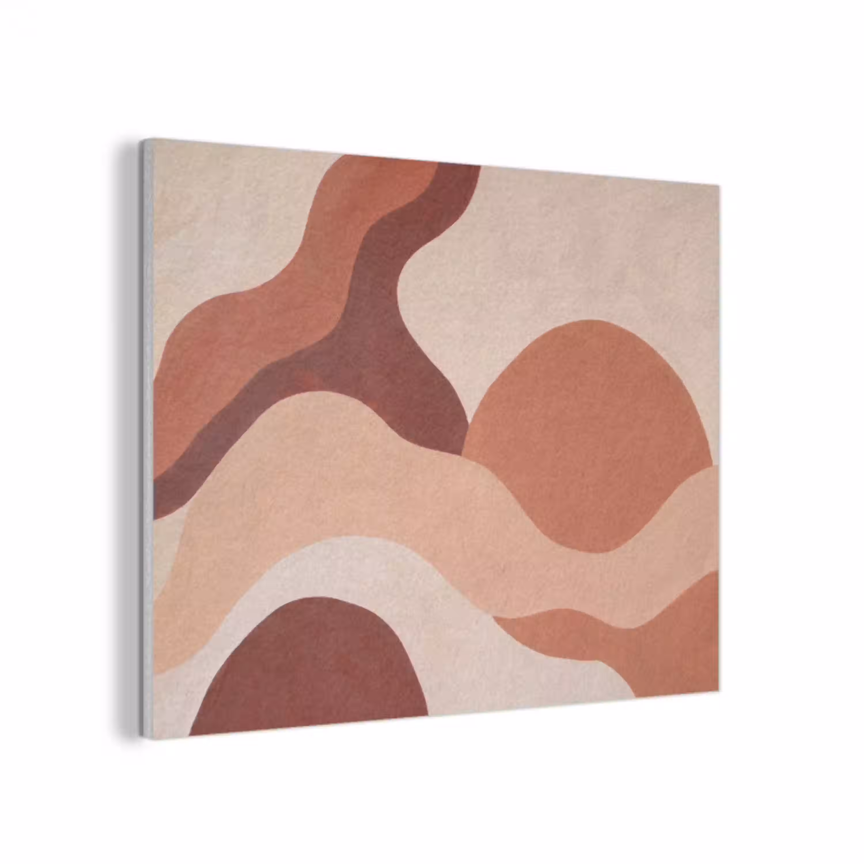 Abstract - Vormen - Organisch - Aardetinten - Modern PET vilt klein -3d