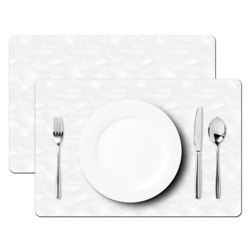 Licht - Kraanvogels - Wit Placemat vinyl groot 368 -zzsfeer2_Kitchenyeah-website