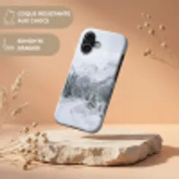 Weg - Bergen - Sneeuw - Naaldbos - Avontuurlijk Toughcase MagSafe Apple iPhone 17 klein -USP_RandenV_FR