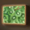 Kiwi - Groen - Pitten Light Box met batterij (Wandlamp) middel -z3d_website