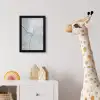 Beton - Scheur - Grijs fotolijst zwart zonder passe partout klein -usfeer4_kinderkamer