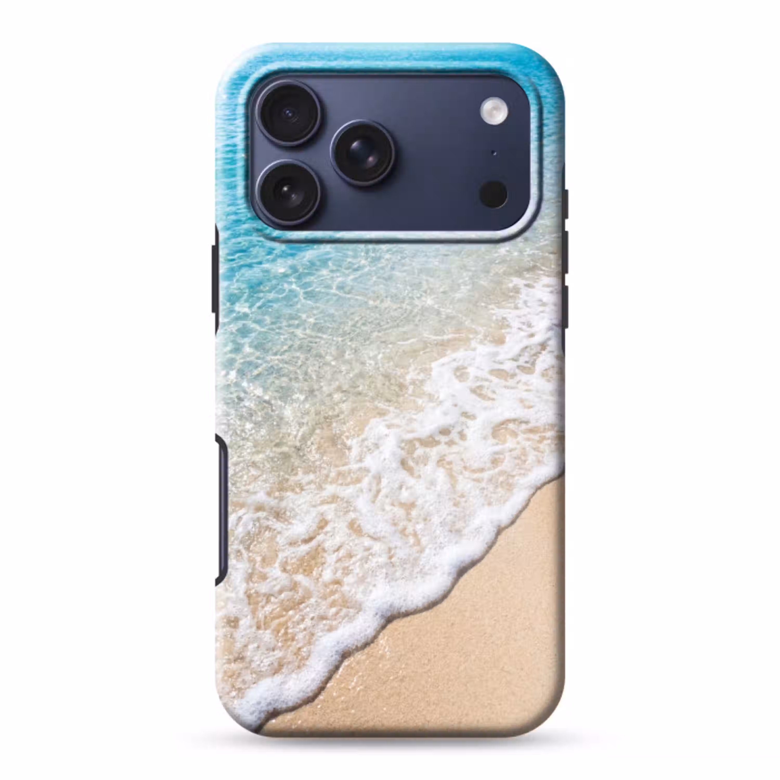 Strand - Water - Natuur - Blauw - Beige Toughcase MagSafe Apple iPhone 17 Pro Max klein -3d