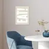 Eten - Decoratie - Beige - Wit poster papier klein -sfeer3