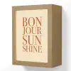 Oranje - Quote - Sun Light Box met kabel (Wandlamp) klein -3d