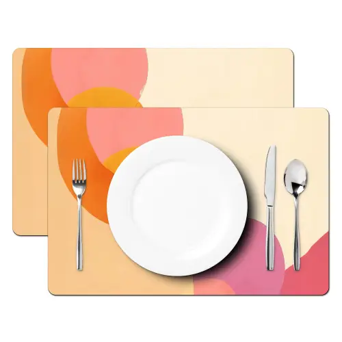 Vormen - Abstract - Kleurrijk Placemat vinyl groot -zzsfeer2_Kitchenyeah-website