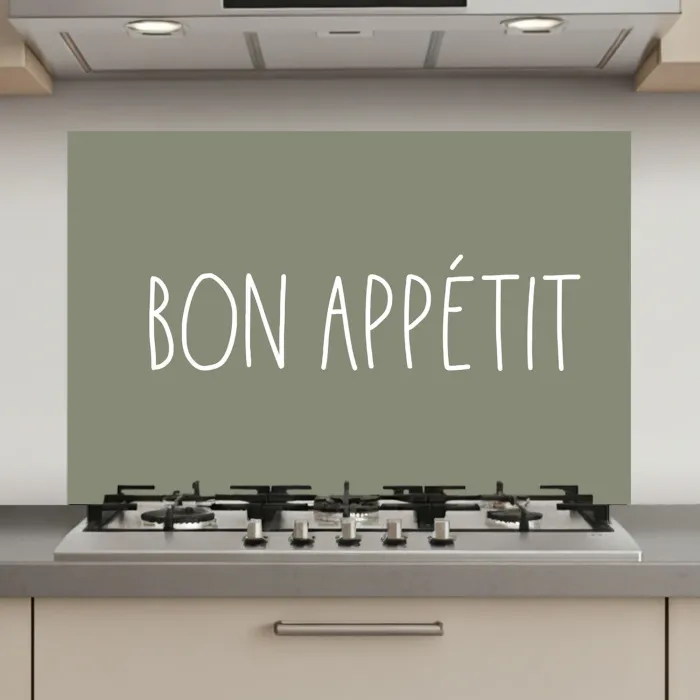 Spreuken - Bon appétit - Quotes - Eet smakelijk - Eten keuken achterwand spatscherm klein -3d_website