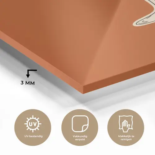 Cocktail - Oranje - Zomer - Quote plexiglas 5mm klein -sfeer2