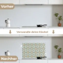 Floraal - Verweerd - Keurrijk keuken achterwand spatscherm klein 900 -voor_na_DE