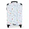 Gestreepte vakantie print kleurrijk NBS - Handbagage koffer - Volwassenen Unisex middel -productfoto_recht
