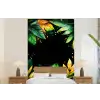 Bladeren - Groen - Geel - Verf - Jungle fotobehang vinyl groot -bed