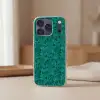 Vloeiend - Olie - Verf - Groen Telefoonhoesje iPhone 17 Pro klein 878 -sfeer2