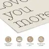 Minimalistisch - Love - Beige poster papier klein -closeup_NL