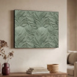 Bladeren - Textuur - Groen Textielframe zwart klein 947 -sfeer3