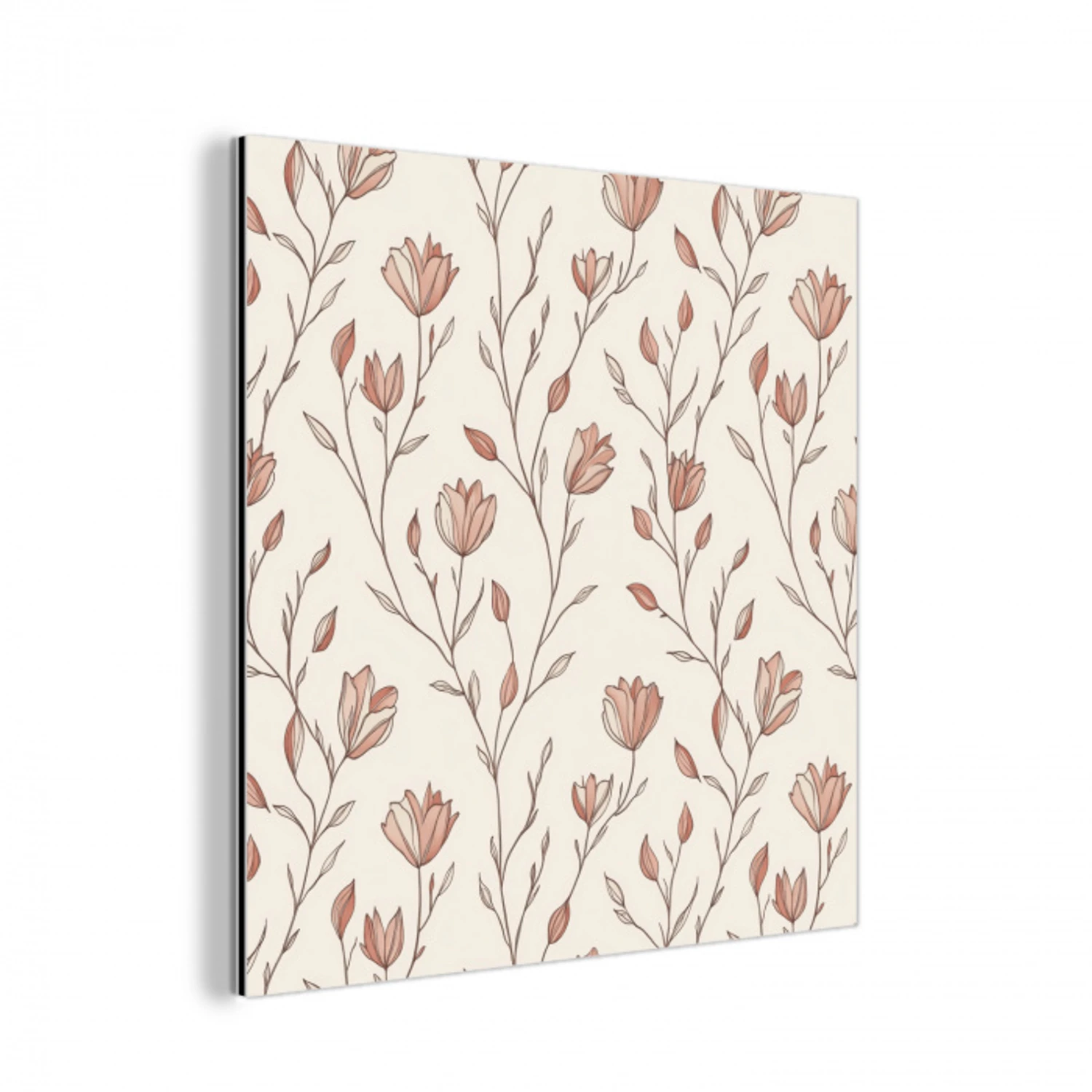 Patroon - Klassiek - Roze aluminium wit klein 46 -3d