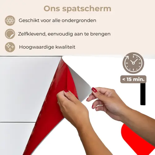 Spreuken - Quotes I Love Mom - Moederdag - Mama - Mama cadeau keuken achterwand spatscherm klein -spatscherm_NL