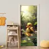 Eendjes - Dieren - Natuur deurposter klein -sfeer4
