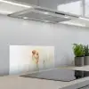 Kind - Moeder - Waterverfschilderij keuken achterwand spatscherm klein -3d_schuin