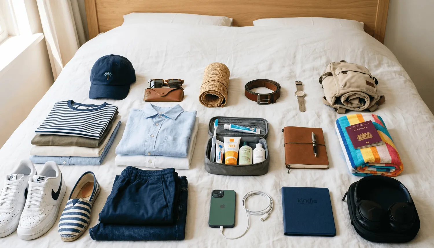 comment bien faire sa valise pour 1 semaine
