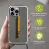 Potlood - Schilderij - Geel Hoesje iPhone 16 Pro Max met koord klein -sfeer2_NL